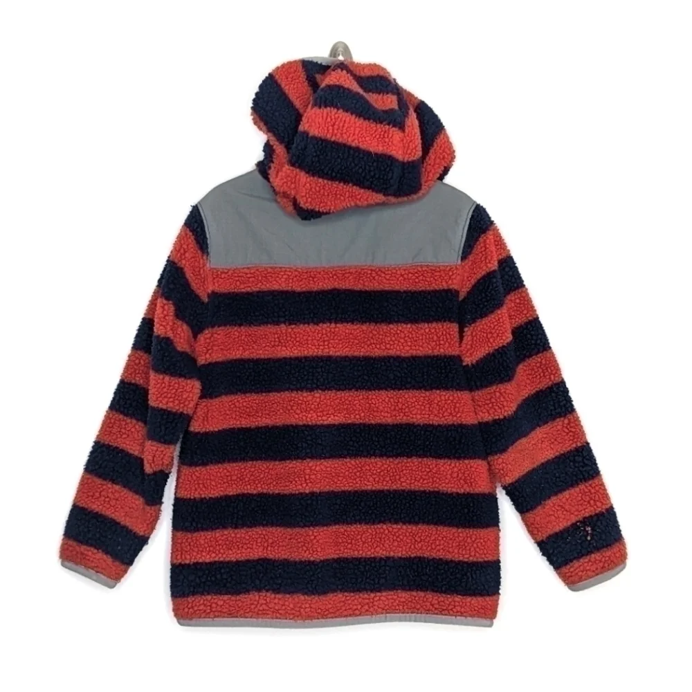 Hanna Andersson Sherpa Stripe Lined Coat Jacket 120 6